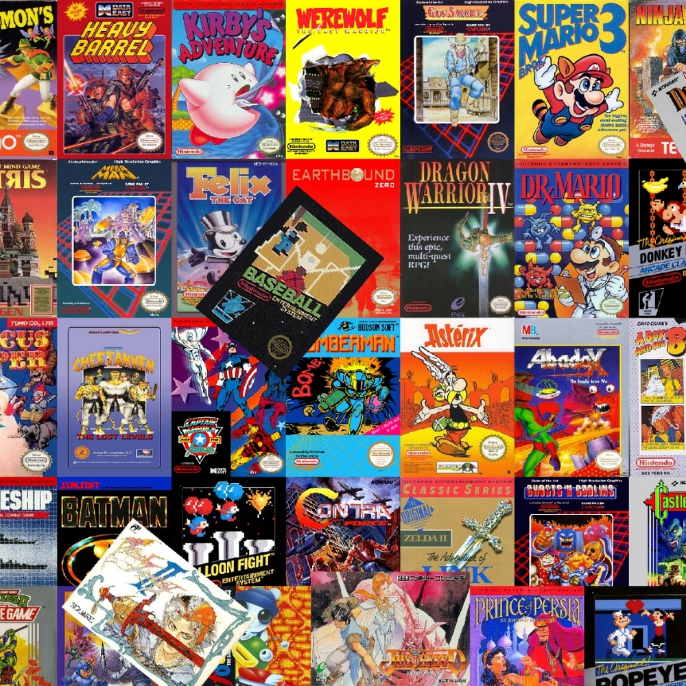 COPY - 655 NES Game Roms on USB FLASHDRIVE